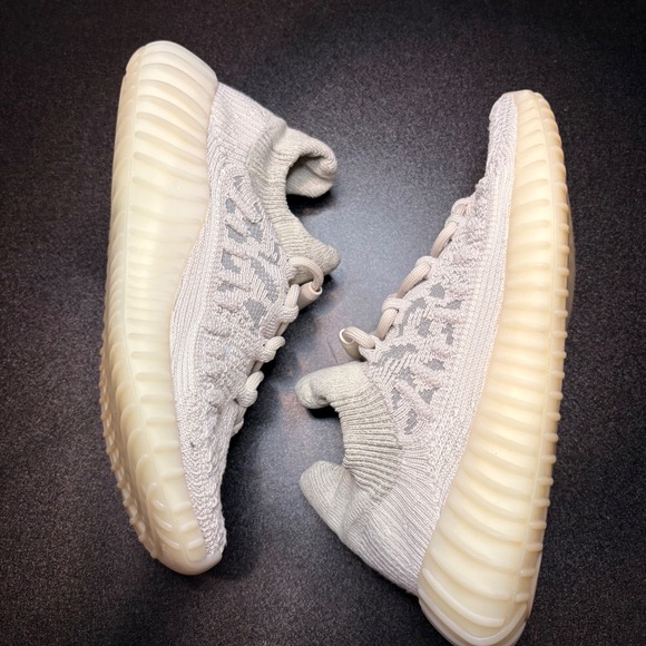 yezzy Shoes - adidas Yeezy Boost 350 V2 CMPCT slate bone 3D knit women size 6 cream gray